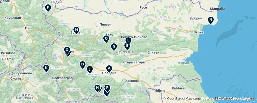 Map of Natural Wonders