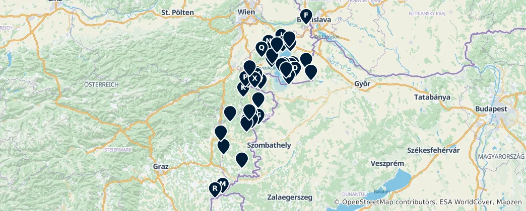 Map of Nature's Vistas and Wonders
