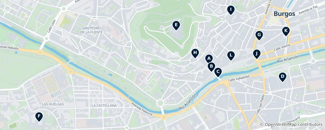 Mappa di Burgos Essentials