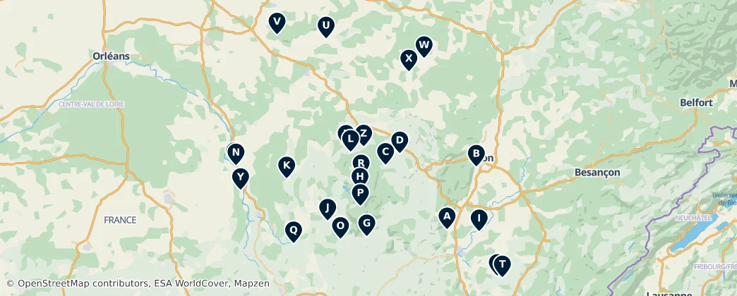 Burgundy Regional Cuisine — Mappa
