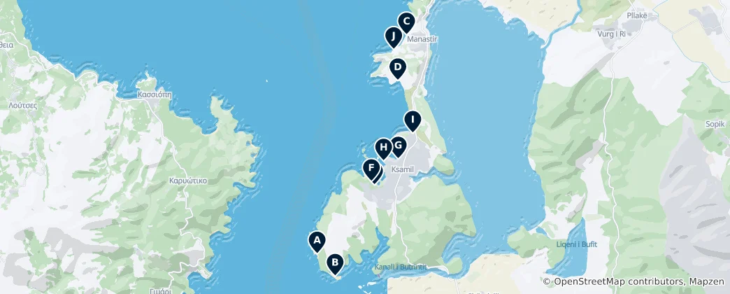 Map of Best Beaches