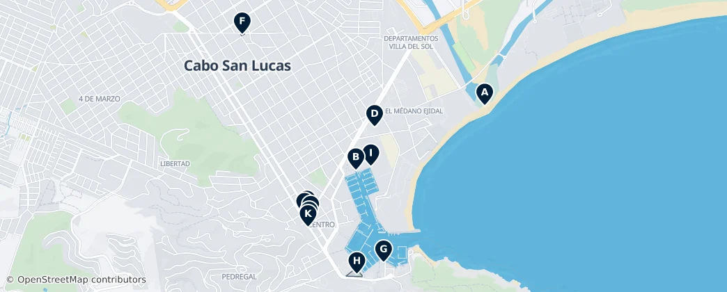 Cabo San Lucas Highlights — Carte
