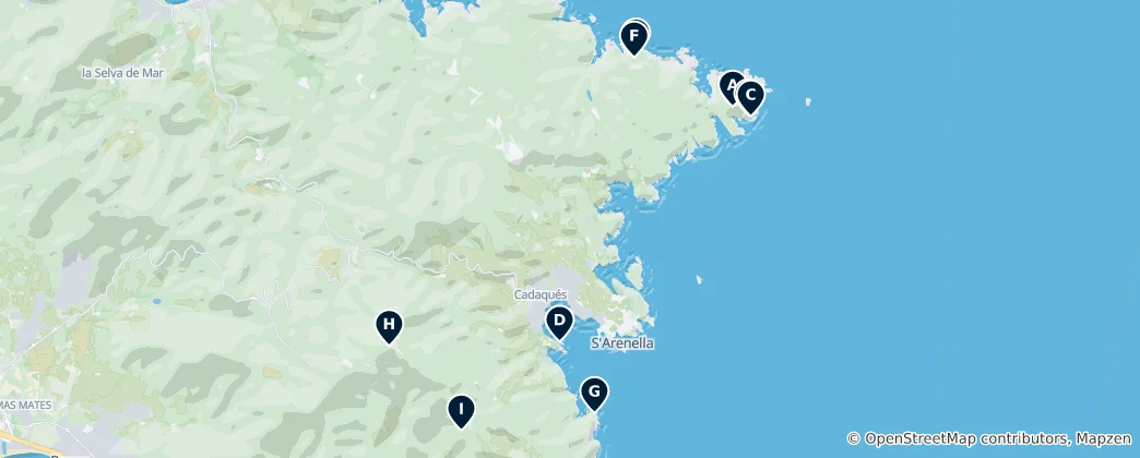 Coastal Vistas and Natural Wonders 지도