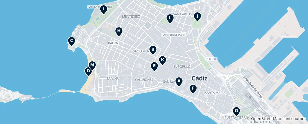 Mapa Cádiz City Essentials