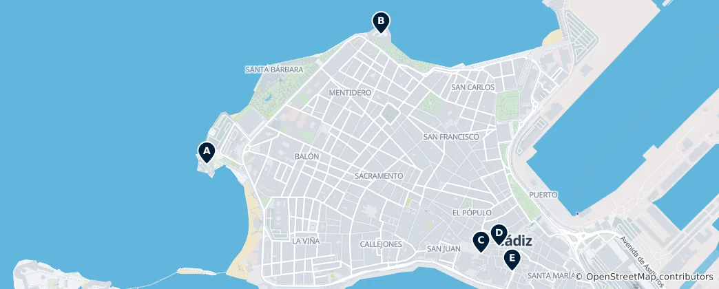 Mappa di Historic Fortifications