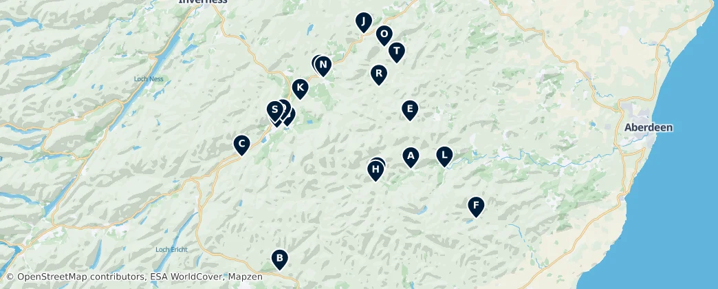 Map of Scottish Historic Heritage