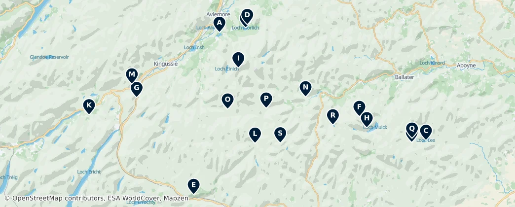 Map of Scottish Water Wonders