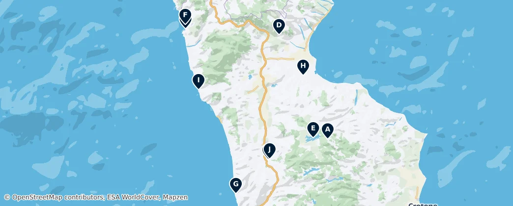 Mapa provincia di Cosenza Essentials