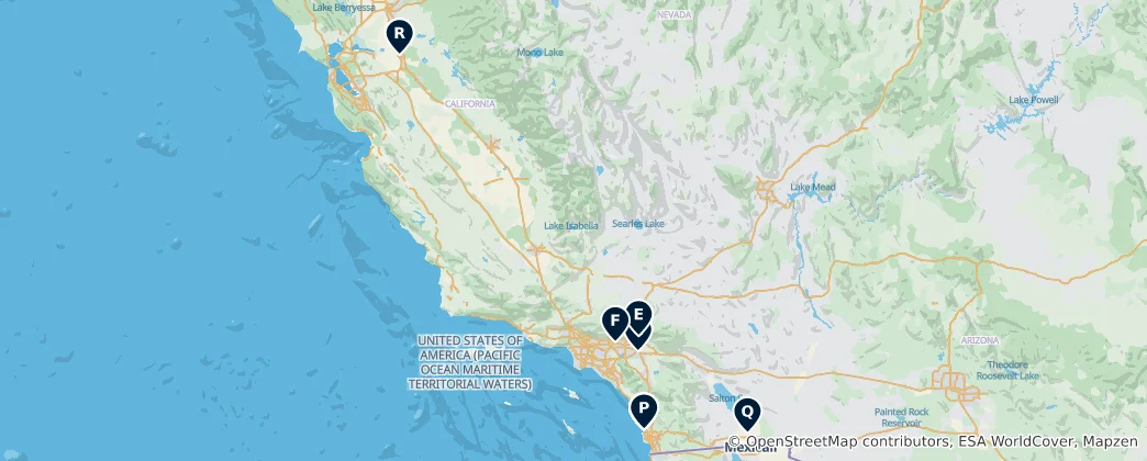 Notable Universities and Colleges Haritası