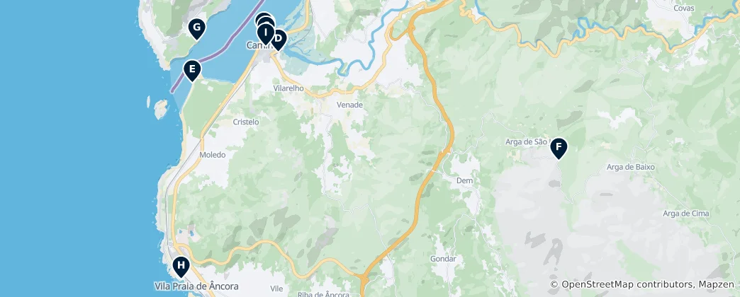 Térkép: Caminha's Absolute Essentials