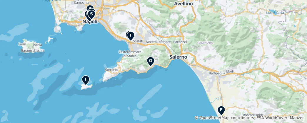 Mapa Best Museums & Art