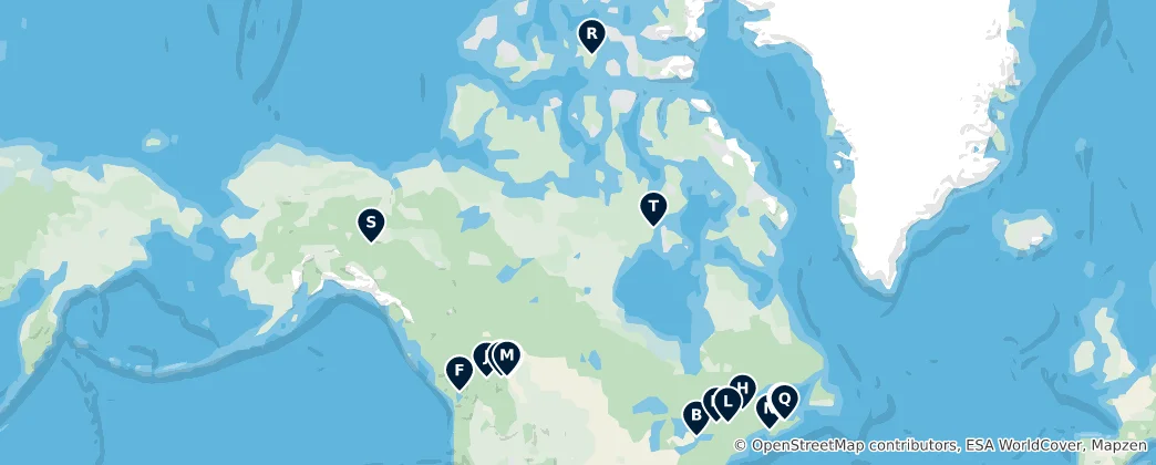 Mapa Parks and Recreation