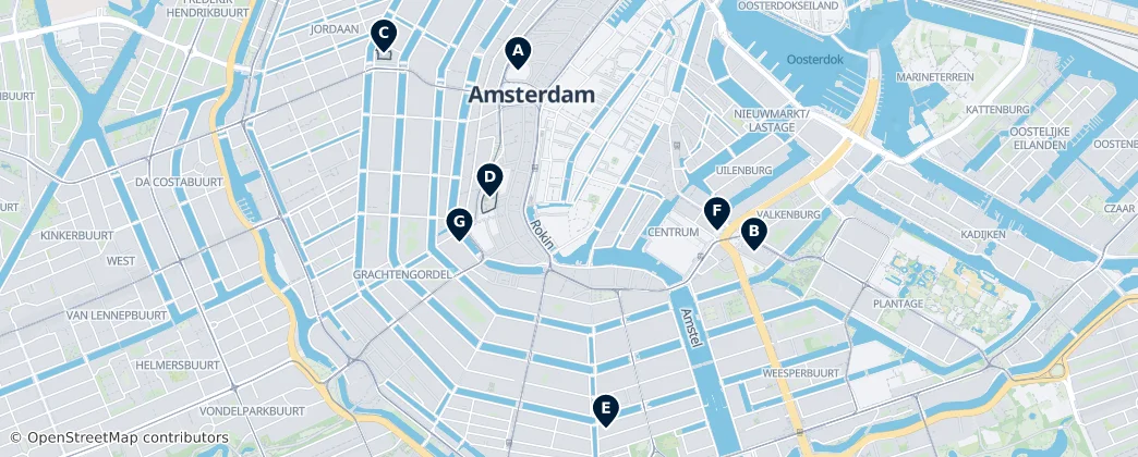 Historic Churches & Places of Worship — Mapa
