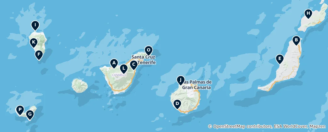 Map of Island Caves and Formations