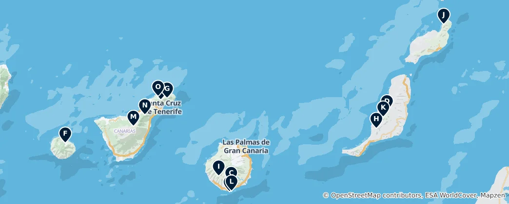 Mapa Scenic Viewpoints
