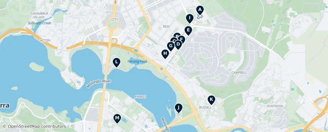 War Memorials & Monuments — Map