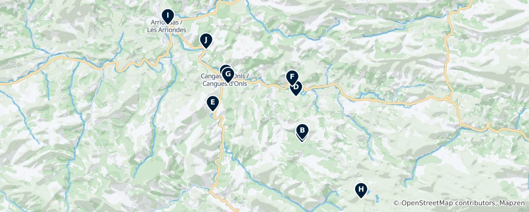 Map of Asturias Religious Sites