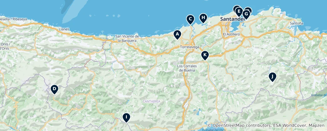 Map of Natural Wonders and Viewpoints