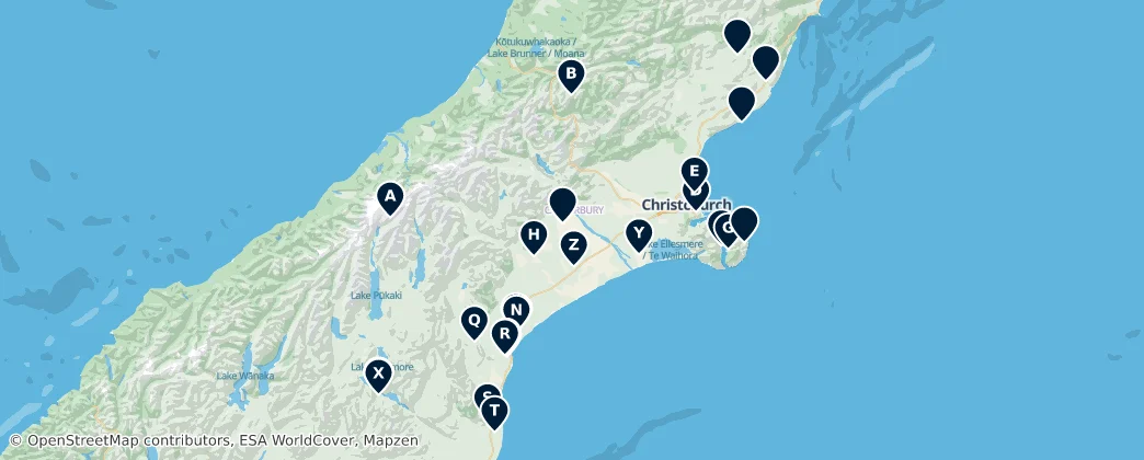 Map of Parks and Recreational Areas