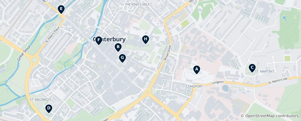 Mappa di Canterbury's Absolute Essentials