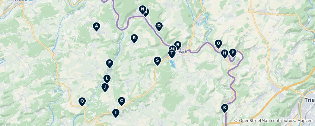 Karte von Historical Heritage