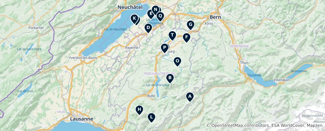 Mapa De Regional Cuisine Delights