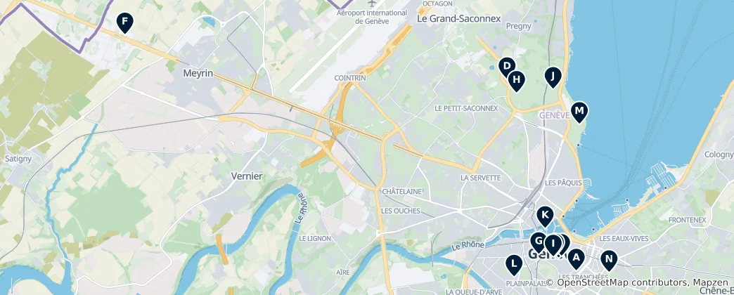 Mapa Museums & Galleries