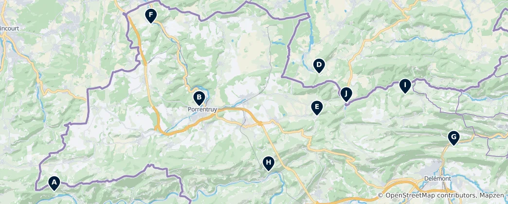 Map of Castles and Ruins