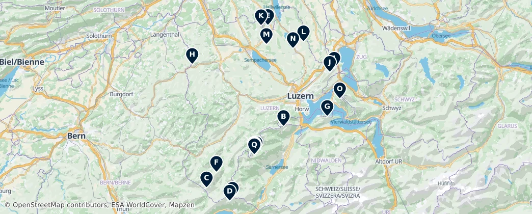 Scenic Viewpoints and Peaks – Mapa