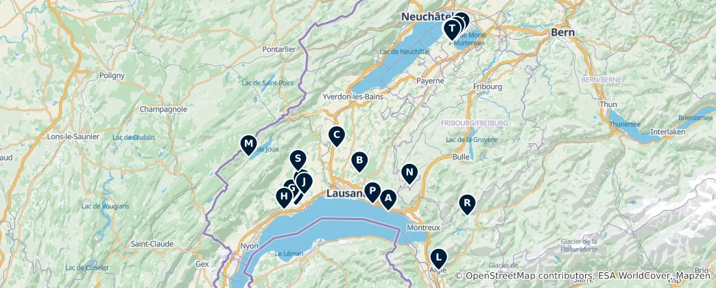 Map of Wineries & Local Produce