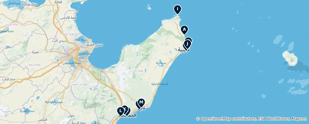 Mapa Cap Bon Essentials