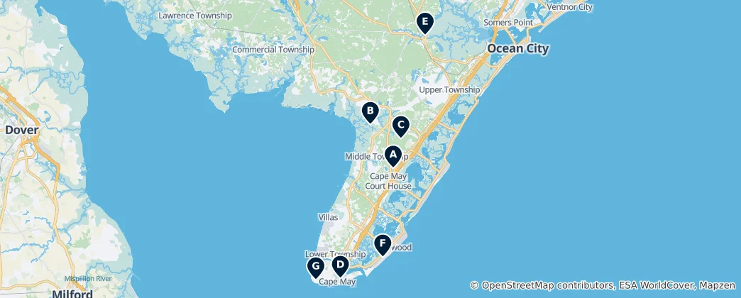 Mapa Parks & Recreation