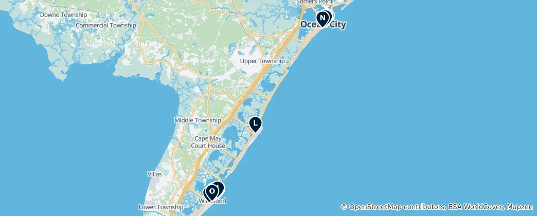 Mapa Theme Parks & Attractions