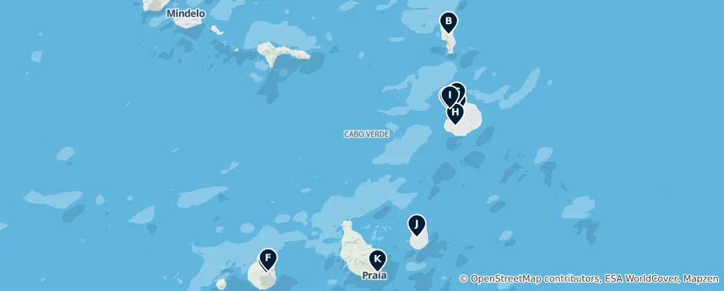 Mapa Cabo Verde's Absolute Essentials