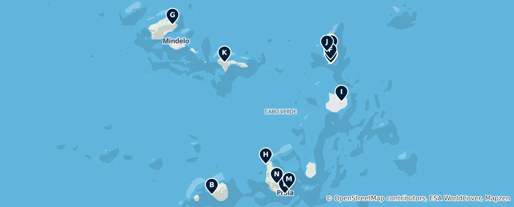 Mapa Scenic Viewpoints and Cliffs