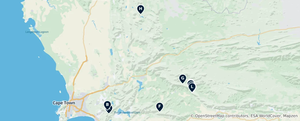 Mappa di Outdoor Adventures