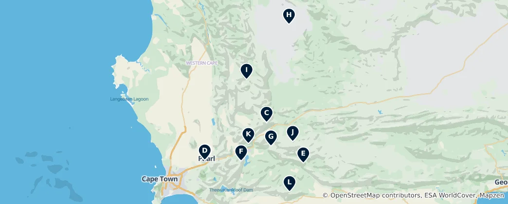 Mapa Scenic Viewpoints