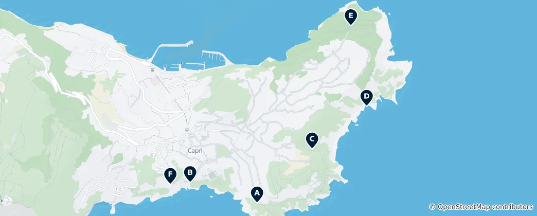 Map of Editor's Choice