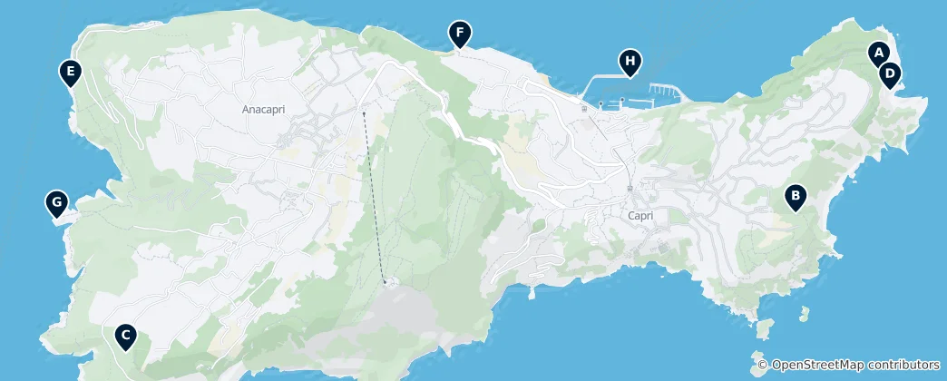 Karte von Island Archaeological Sites