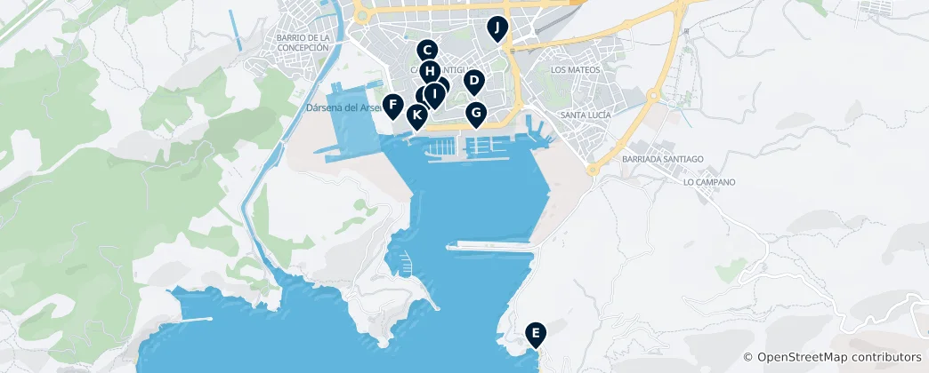 Térkép: Cartagena Essentials