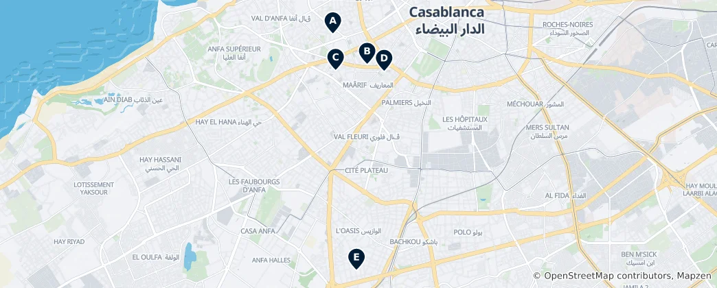 Mappa di Hidden Art Gems