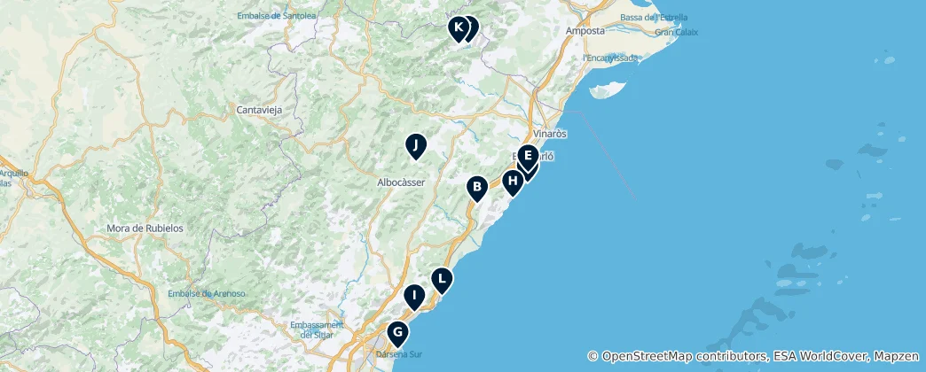 Mapa Castellon's Absolute Essentials
