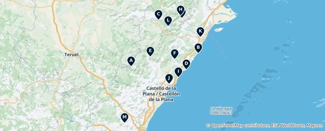 Mapa Spectacular Viewpoints