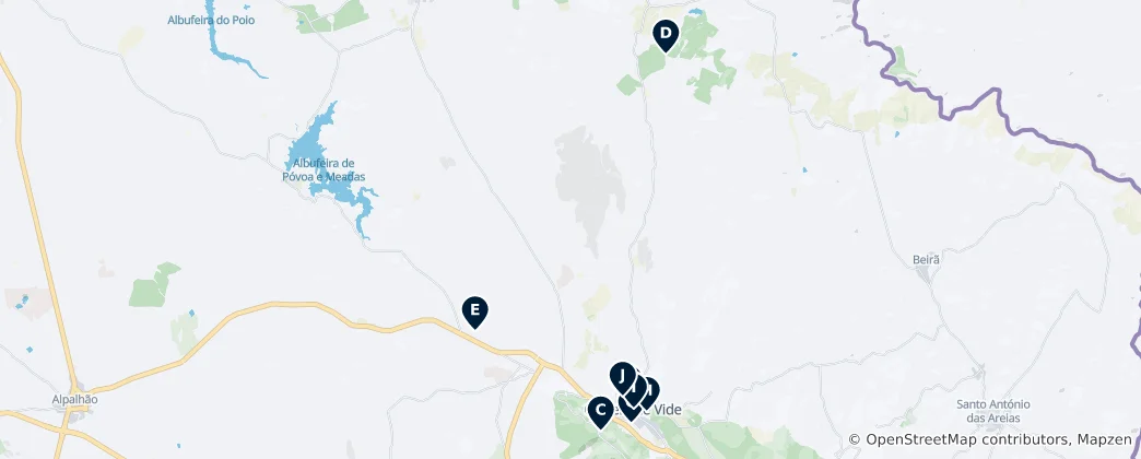 Mapa Castelo de Vide Essentials