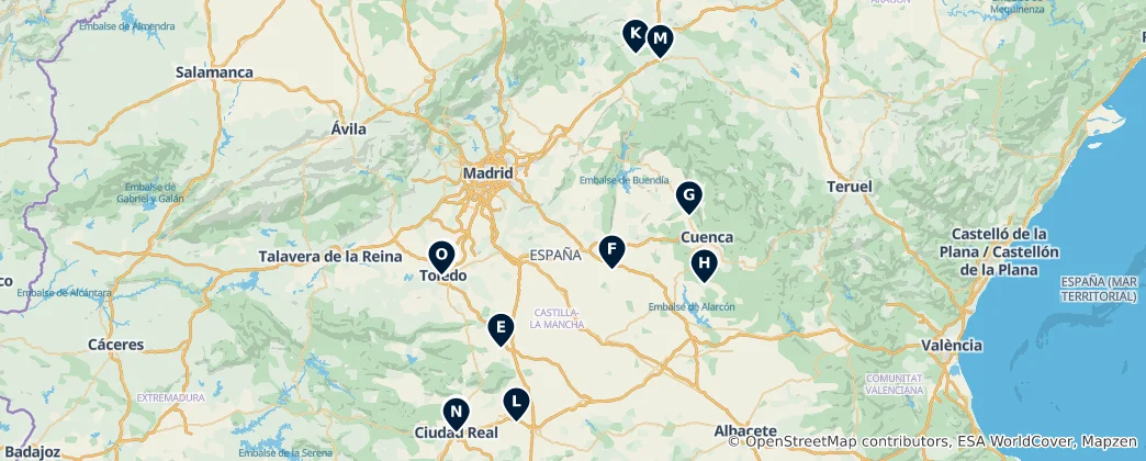 Mapa Historic Monuments