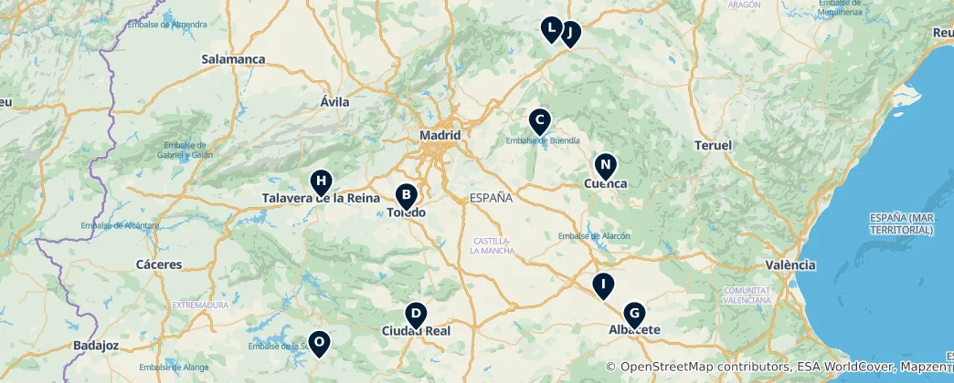 Mapa Museums and Galleries