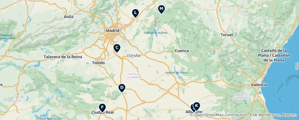 Carte de Parks & Sports Venues