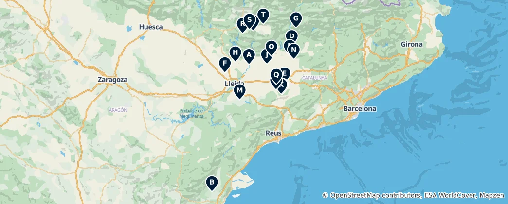 Map of Historic Castles & Fortresses