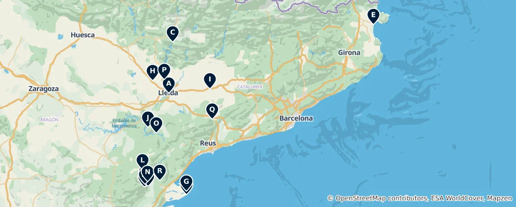 Map of Natural Wonders & Outdoor Spots
