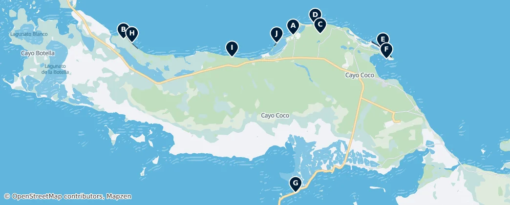 Cayo Coco Essentials — 地图